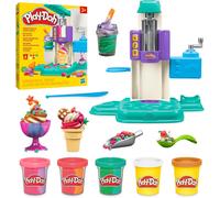 ERYI-Mes Glaces Arc-En-Ciel, Jouet Créatif Avec Pâte À Modeler Bicolore, Machine À Crème Glacée Et Accessoires, Pour Enfants Dès 3 Ans