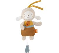ERYI-Mini Boîte À Musique Mouton Natur - Doudou & Aide À L'Endormissement En Coton - Mélodie Weißt Du Wieviel Sternlein Stehen - Jouet Pour La Route & La Maison - Pour Bébés & Jeunes Enfants