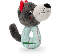 Eryi-- Mini Hochet Louis Le Loup - Jouet D`Éveil Sensoriel Pour Bébé - Stimule La Vue, L`Ouïe Et La Motricité - Idéal Dès La Naissance - Peluche Douce Et Amusante À Découvrir - 83482