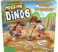 Eryi-Mission Dinos - Jeu De Société Enfants - A Partir De 4 Ans - Jeu De Plateau Ludo-Educatif - Parcours Le Jeu Au Volant De Ton 4x4 Et Assemble Ton Dinosaure - 2 À 4 Joueurs