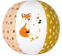 ERYI-- Mon Ballon Chou Renard - 10 Cm - Jouet Bébé - Balle Souple Enfant Avec Illustrations - Développe La Préhension Et L'Imagination - Dès 6 Mois, K221500