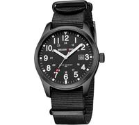 Eryi-Montre À Bracelet En Nylon Pour Homme Avec Heure Militaire Cadran Facile À Lire Aiguilles Lumineuses Affichage 12/24 Heures Montres Numériques De Sport Étanches
