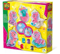 ERYI-Moulage Et Peinture - Bébés Licornes - Loisirs Créatifs - - Mouler Et Peindre 5 Licornes Différentes.