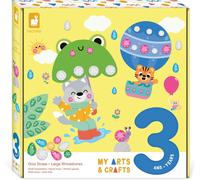 ERYI-- My Arts & Crafts ¿ Dès 3 Ans - Gros Strass - 4 Tableaux - Kit Loisir Créatif Enfant - Apprentissage Motricité Fine Et Concentration ¿ J09145