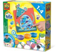 ERYI- My First Kit Peinture Au Doigt Animaux Enfant Jeux Arts Créatif Pour Bébé 10 Pages Développement Moteur Et Créativité Peinture Lavable Adapté Idée Cadeau Enfant Dès 1 An