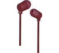 ERYI-Mysound - Speak Fluo Dark Red Type-C Écouteurs Intra-Auriculaires Rouge Bordeaux - Matériau Soft Touch, Câble Plat Anti-Enchevêtrement, Résistant À La Transpiration, Idéal Pour La Musique