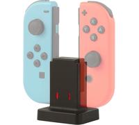 Eryi-Mythics Support Base De Charge Rapide Pour Manettes Joy-Con Nintendo Switch, Switch Lite Et Switch Oled - Câble 50 Cm - Noir