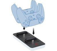 Eryi-Mythics Support Double Station De Charge Pour Manettes Dualsense Ps5 - Noir Et Blanc