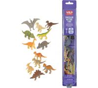 ERYI-Nature Tube Dinosaure, 18 Espèces De Dinosaure Animaux Miniatures, Cadeau De Noël Pour Enfants, Figurines À Collectionner, Super Pour Le Jeu Interactif