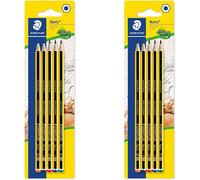 Eryi-Noris 120, Crayons À Papier En Bois De Haute Qualité, Étui Blister De 5 Crayons Assortis 2b/B/Hb/H/2h, 120-S Bk5d (Lot De 2)