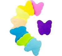 Eryi-Note Autocollant, 560 Feuilles Forme De Papillon Auto-Adhésif Couleur Notes Adhésives, Notes Autocollantes Marque Pages Pour Book Etudiants Lecture Bureau(8 Couleurs, 76 X 76 Mm)