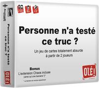Eryi-Olé! Studio Personne N¿A Testé Ce Truc ¿ Le 1er Jeu De Cartes Édité Sans Avoir Été Testé ! Un Jeu D¿Ambiance Absurde Et Injuste Pour Des Soirées Mémorables Entre Amis Et En Famille ! - Jeu De So