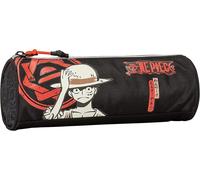 Eryi-One Piece Trousse Scolaire - Rond Anime, Noir, Noir, Casual