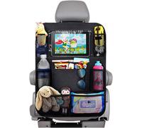 Eryi-Organisateur Voiture Enfant, 1pcs Rangement Auto Accessoire Interieur, Support Pour Tablette Transparent 10 Poches, Noir