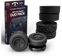 Eryi-Pack Duo Noir - Manette Ps5/Ps4 Avec 4 Precision Rings & 2 Mixed Thumbsticks - Accessoire Gaming Pour Assistance De Visée Et Aimbot - Compatible Playstation 5