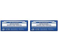 Eryi-Pain De Savon Menthe Poivrée Dr Bronner's 140 G (Lot De 2)
