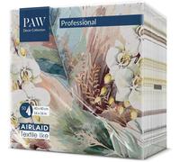 Eryi-Paw - Serviette De Table Papier - Airlaid (40 X 40 Cm) I 50 Pièces I Idéal Pour Mariage, Baptême, Communion, Anniversaire I Serviettes En Tissu De Décoration De Table I Feuilles Brumeuses