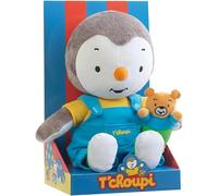 ERYI- Peluche T'Choupi Avec Ourson 30Cm Finition Douce Licence Officielle Jouet D'Éveil Premier Age Doudou Bébé Enfant Lavable En Machine Idée Cadeau Enfant Dès La Naissance 021693