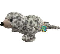 ERYI-- Phoque Commun De Deluxebase. Peluche Douce Moyenne De 40Cm Faite De Bouteilles En Plastique Recyclées. Cadeau Calin Écolo Pour Enfants Et Animal Doux Et Mignon Pour Bambins.