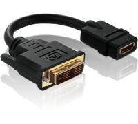 ERYI-Pi065 Série Pureinstall - Adaptateur Dvi/Hdmi High Speed Certifié (Dvi-D Prise Mâle (18+1) Vers Hdmi A Prise Femelle 0.1M)