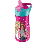 Eryi-Picnik - Gourde Acier Inoxydable Barbie - Système Automatique À Paille, Avec Bouton De Verrouillage - Poignée De Transport - Licence Barbie Officielle - 430 Ml, Rose