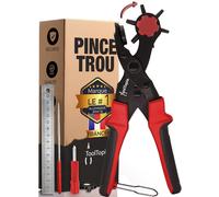 ERYI-Pince Perforatrice, Poinçonneuse, Kit Complet, Pour Cuir, Papier, Ceinture, Tissu, Biothane, Cuir Synthétique, Etc., Avec Levier Confortable