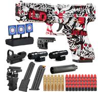 ERYI-Pistolet Jouet Enfants,Mousse Soft Bullet Gun Jouet,Soft Bullet Gun M416,Mousse Pistolet,Rechargement Manuel,Toy Guns Pour Enfants,Soft Bullet Toy Gun Pistolet Pour 12+ Cadeaux Enfants