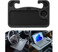 ERYI-Plateau Voiture,Double-Face Plateau Repas Voiture,Table De Volant,Support Pour Ordinateur Portable,Plateau Repas Et Ordinateur Portable,Convient À La Plupart Des Volants De Véhicules