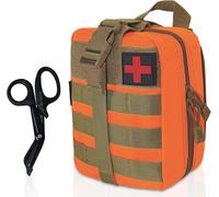 Eryi-Pochette Emt Médecine Tactique Sac Étanche Molle De Premiers Secours, Trousse Kit De Premiers Soins Militaires Pour Randonnée Camping Airsoft Avec Un Ciseaux Médical