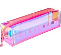Eryi-, Pochette Enveloppe Iridescent, 19,5x5x5 Cm, Transparent Rose, Emballé Individuellement