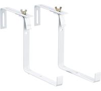 ERYI-Poetic/Emsa - Support De Fixation Pour Bac À Fleurs - Pour Des Largeurs De Balustrade De 3 À 14 Cm - Couleur Blanche - Capacité De Charge 25Kg