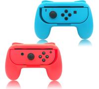 Eryi-Poignées Compatible Avec Joy Con Pour Switch & Oled Model, Confort Manettes Grips - Bleu Et Rouge (2 Packs)