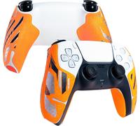 Eryi-Poignées De Manette, Antidérapantes, Multi-Textures, Absorption De La Transpiration, Ruban Adhésif Prédécoupé, Compatible Avec Ps5 Dualsense Et Playstation Portal (Orange, Bleu, Argent)