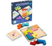 Eryi-Polyssimo Jeu De Logique Et Patience Et Réflexion Dès 7 Ans - Renforce La Pensée Stratégique - Défis Multiniveaux: 30 Cartes, 11 Pièces En Bois, 3 Niveaux - Seul Ou Par Equipe - En Famille
