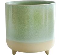 ERYI-Pot De Fleurs En Céramique, Menthe Mate Réactive, H 12 Cm X P 12 Cm