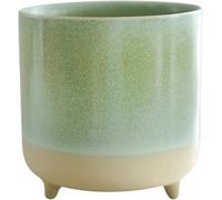 ERYI-Pot De Fleurs En Céramique, Menthe Mate Réactive, H 8,5 Cm X P 8 Cm
