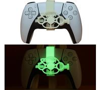 Eryi-Pour Ps5 3d Mini Volant De Contrôleur Gaming Racing Game Accessoires De Remplacement (Luminous Green)
