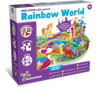 ERYI-Premiers Pas Le Monde De L'Arc-En-Ciel - Puzzle Éducatif Pour Enfants 3+ Ans, Apprendre Les Couleurs, Jouet Avec Fée Et Licorne, Jeux De Sociéte, Cadeaux Pour Garçon Et Fille 3 4 5+ Ans