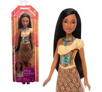 ERYI-Princesses Disney Poupée Pocahontas Articulée Avec Tenue Scintillante Et Accessoires Dont Chaussures Et Collier, Jouet Enfant, Dès 3 Ans, Hlw07