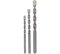 ERYI-Professional 3 Pièces Cyl-3 Jeu De Forets À Béton Set (Pour Béton, Ø 5/6/8 Mm, Accessoires Perceuse À Percussion)