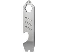 Eryi-Pry Bar Edc, Porte-Clés Barre Levier En Titane Tc4 Avec Ouvre-Bouteille/Fonction De Coupe Rapide/Outil Visser Pour Le Camping En Plein Air