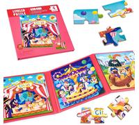 ERYI-Puzzles Magnétiques Pour Enfants De 3 À 5 Ans, 20-25-30 Pièces Puzzles D'Apprentissage Pour Les Voyages En Voiture, Jouets De Voyage, Activités En Avion Et En Voiture Pour Enfants