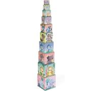 ERYI-- Pyramide Carrée Les Animaux Tous Mignons - Jouet D'Eveil Et Premier Age - Jouet D'Empilement Et D'Encastrement - Apprentissage Des Notions De Taille Et Des Chiffres - Dès 1 An, J02652