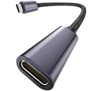 ERYI-Rallonge Usb C 0,3M/30Cm Usb3.1 (20 Gbit/S) Type C Prise D'Extension Charge Pour Macbook Pro 2022 M2 Pro M1 Max I Pad Air 5 Samsung Note20 Galaxy S23/S22/S21 Tab S9 Pixel 8 Dell Xps Gris