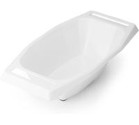 ERYI-Récipient Pour Mandolines V1 & V3 \U2022 Bol Collecteur Pour Mandoline En V \U2022 Plateau De Récupération Pour Légumes Coupés \U2022 Saladier \U2022 Accessoires Mandoline De Cuisine \U2022 Blan