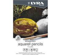 Eryi-Rembrandt Aquarell - Boîte Métal 12 Crayons De Couleur Aquarellables
