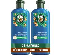 Eryi-Réparation Shampoing Huile D'argan 2x250ml Cheveux Abîmés, Nutrition Intense Pour Une Chevelure Douce Et Lisse, Ingrédients D'origine Naturelle, Sans Silicone, Végan