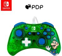 Eryi-Rock Candy Filaire Gaming Switch Pro Manette - Official License Nintendo - Oled / Lite Compatible - Compact, Durable Travel Manette - Luigi
