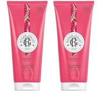 Eryi-Roger&gallet - Gel Douche Bienfaisant Gingembre Rouge 200ml - Aloe Vera - Base Lavante 100% D'origine Végétale - Mousse Onctueuse (Lot De 2)
