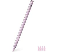 Eryi-Rosa Stylet Pour Ipad (2018-2024) - Charge Rapide 2x, Sensibilité À L'inclinaison & Palm Rejection, Compatible Avec Ipad Pro 12.9 Pouces (M4/M3/M2), Air 7/6/5/4/3, 10e Gen-6e Gen & Mini 5/6